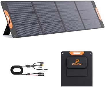 ZOUPW 220W N-Type 16BB Portable Solar Panel for Power Station,Foldable Solar Panel for Jackery 1000 V2/EcoFlow Delta/Bluetti/Anker Solix,25.6% Efffciency IP67 Waterproof for RV Camping Emergency