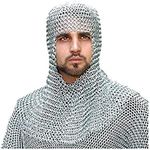 THORINSTRUMENTS KG748 Chainmail Butted Steel Armour Metallic One Size Rustic Vintage Home Decor Gifts