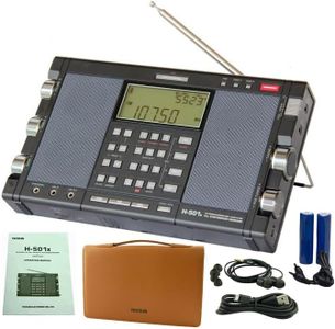 H501x World Band Radio Receiver, Compatible with Tecsun H-501x, Bluetooth, FM 64-108MHz, MW, LW, SW inc SSB: European, UK, USA, 9/10 kHz, Twin Speakers, Large Digital Display, Rechargeable, USB Power