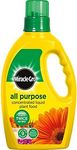 2 X Miracle-Gro All Purpose Concentrated Liquid Plant Food Bottle, 1 L