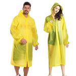 Aolegoo 2 pack of Rain Ponchos, Portable Adults Waterproof Ponchos, Reusable raincoat with Hoods and Sleeves for Camping, Hiking Travel, Amusement Parks, Festival Mac