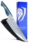 DALSTRONG - Chef Knife - Frost Fire Series Arctic Ocean Edition - 8" - High-Chromium 10CR15MOV Stainless Steel - Sand Blasted Frosted Finish - Blue Honeycomb Handle - NSF Certified