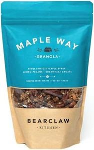 Bearclaw Kitchen - Maple Way Granola - Naturally Gluten Free - Organic Oats, Pecans, Cashews, Organic Pumpkin Seeds, Buckwheat Groats - No Refined Sugar - Simple Ingredients - Freshly Baked - 8oz