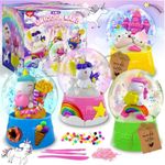 GraceDuck Unicorn DIY Snow Globe Crafts Kit - Unicorn Toys Christmas Birthday Gifts for Girls Ages 4 5 6 7 8-12 Year Old Arts and Crafts Kit for Kids