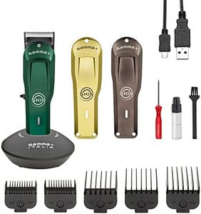 GAMMAPIU' Skin Bulk Balding Clipper, Tagliacapelli Uomo Professionale, Super Trimmer, Motore Rotativo, Lama 45mm Regolabile Zero-Gap, 2 Ore di Autonomia senza Fili, 3 Cover, 5 Pettini, Kit Pulizia