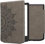 kwmobile Cover Compatible with Pocketbook Verse/Verse Pro/Verse Color/Vivlio Light/Light HD Cover - eReader Case - Rising Sun Grey