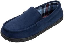 RockDove Men's Alexander Flannel Lined Loafer, Size 11 US Men, Navy