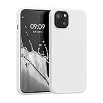 kwmobile Case Compatible with Apple iPhone 13 Case - TPU Silicone Phone Cover with Soft Finish - White