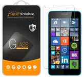 [2-Pack] Microsoft Lumia 640 Tempered Glass Screen Protector, Supershieldz Anti-Scratch, Anti-Fingerprint, Bubble Free, Lifetime Replacement Warranty