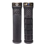 All Mountain Style AMS Cero Grips - Lock-on dual pattern, dual density, under 100 grams grips, Red Bull Rampage Black