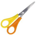 Westcott E-21596 00 Kids Scissor Lefty Witch cm-Scale, Pointed tip, 5"/13 cm, red/Yellow,Packaging may vary