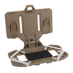 WoSporT Tactical MOLLE Mobile Phone Carrier Board,Folded Navigation Board Phone Holder Smartphone Holster Chest Cellphone Mount