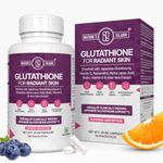 Nature's Island Japanese Glutathione 500mg with Vitamin C & E, Biotin, Resveratrol, Alpha Lipoic Acid, Aloe Vera, Antioxidants for Clear, Glowing Skin, 30 Veg Capsules