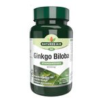 Natures Aid Ginkgo Biloba , 6000 mg Equivalent, Vegan, 90 Tablets