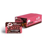 Graze Dark Chocolate Cherry Tart - Vegetarian Healthy Snacks, Natural Flavours - Packaging may vary - (9 x 40g Snacks)