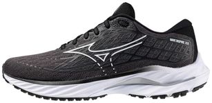 Mizuno Women's Wave Inspire 20 Running Shoe, Ebony/White, 8.5 Wide