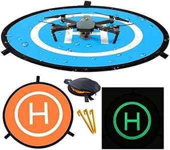 ApexOne Drone Landing Pad, 55cm/21.65in Universal Portable Luminous Waterproof Foldable Helipad for RC Drones Helicopter, DJI Phantom 3/4/Mavic Pro/Inspire, 3DR Solo Drone, Antel Robotic X-star