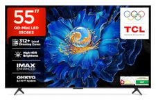 TCL 139 cm (55 inches) 4K Ultra HD Smart QD-Mini LED Google TV 55C6KS