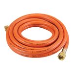 Silverline 522597 Gas hose 5 m, Orange