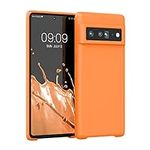 kwmobile Case Compatible with Google Pixel 6 Pro Case - TPU Silicone Phone Cover with Soft Finish - Fruity Orange