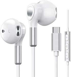 Auriculares USB C para Samsung Galaxy S23 S24 S22 Ultra S21 FE S20 A53 A54 A55 Auriculares USB Tipo C con Micrófono intrauditivos con Cable Tipo C para iPhone 15 Pro MAX iPad Pro Air 5/Mini 6, Pixel 8