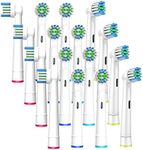 20x NeliCo Precision Clean Replacement Toothbrush Heads Compatible with Oral-B Electric Toothbrush – Rotating Brush Head for Superior Clean