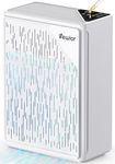 Air Purifiers for Home Large Room Up to 3000 ft², VEWIOR H13 True HEPA Air Purifier with Powerful 5-Stage Filtration, Night Light, Auto Mode, Timer, Upgrade Air Cleaner for Wildfire Pet Smoke Dust