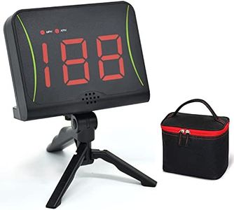 Oye Baseball Speed Radar Speed Meter and Ball Speed Radar with Red LED Indicator, Shooting Speed Radar with MPH and KPH Measurement, Freestanding Radar for Hockey, Football