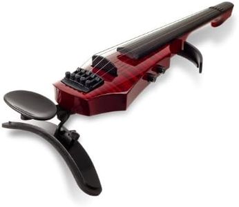 NS Design WAV5 Electric Violin, Transparent Red
