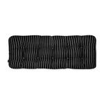 Patio Bench Cushion, Black Ink, Stripe, 42" W