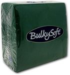 Paper Serviettes Soft Napkins 40x40cm 2PLY BulkySoft Solid Colours Choose Colours (Green, 100)