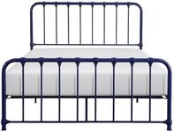Lexicon Leongatha Metal Bed, Full, Navy Blue