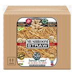 Sansar Green Mushroom Growing Straw, Premium Essential Staw For Best Growth Of Mushrooms Herb With Added Active Calcium (1800 Gm)