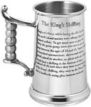 English Pewter Company 1 Pint Heavy Gauge Kings Shilling Pewter Tankard - As Seen On TV [HG170]