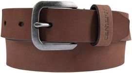 Carhartt Women's Casual Rugged, Available in Multiple Styles, Colors & Sizes, Saddle Leather Belt (Brown), Small