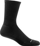 Darn Tough Men's Standard Issue Crew Light Cushion Socks, Black, Large