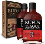 Rufus Teague - Blazin' Hot BBQ Sauce - Premium Barbecue Sauce - 15.25 oz. Bottles - 2 Pack