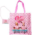 Mid-South Products - I Love Lucy Shopping Bag with Pouch, Chocolate Factory