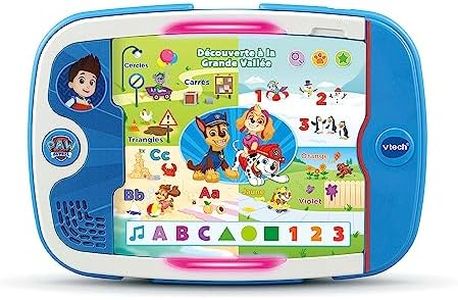 VTech - Pat' Patrouille, TactiPad Missions Éducatives, Tablette Tactile Enfant Sans Écran, Fiches d'Activités et Jeux Éducatifs, Jouet Paw Patrol, Cadeau Enfant de 3 Ans à 7 Ans - Contenu en Français