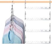 H HOME-MART Coat Hanger, 4 Pack Spa