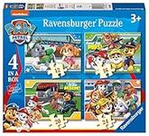 Ravensburger Paw Patrol 4 in Box (12, 16, 20, 24 Pieces) Jigsaw Puzzles for Kids Age 3 Years Up