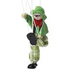 Hand Puppet Clown Wood Marionette T