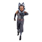 STAR WARS Ahsoka Tano Official Adult Costume - Jumpsuit with Waist Belt, Armbands, and Fabric Headpiece