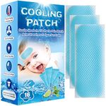 EasYeah Baby Cool Pads for Kids Fever Discomfort, Instant Cooling Patch, Pack of 16