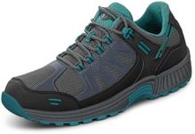 Orthofeet Women's Orthopedic Grey Waterproof Alma Hiking Shoes, Size 8