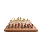 Chessnut Air+ Electronic Chess Set with Full Wooden Board, Extra Queens, LEDs, AI Adaptive Game and App with Computer Chess Board for Ages 8 and Up, 2 Players