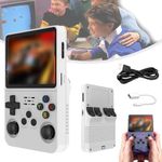 Keyboy Game, Keyboy Game Console, Retro Portable Mini Handheld Video Game Console, Keyboy Retro Gaming Console, Portable Retro Video Game Console (White,128G)