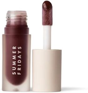 Summer Fridays Dream Lip Oil - Hydrating Tinted Lip Gloss Oil - Non-Sticky Formula with Skincare Benefits for Long-Lasting Softness + Shine - Effortless Beauty Gifts - Rosewood Nights (0.15 Oz)