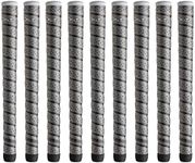 Winn Dri-Tac Wrap Oversize (+1/8") Dark Gray Golf Grips - 9 Piece Bundle