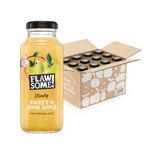Flawsome! Sweet & Sour Apple 12x250ml - Cold-Pressed Juice - No Added Sugar Pressed Sweet & Sour Apple Juice – 100% Natural Pure Juice with No Sweeteners – Craft VeganJuice Not from Concentrate